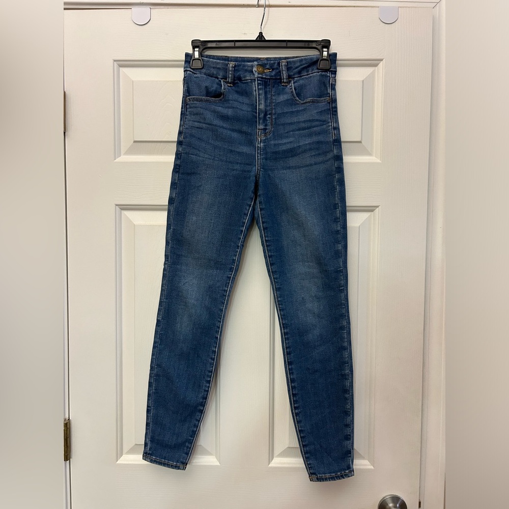 American Eagle Outfitters Dark Blue Skinny Jeans